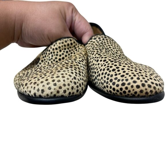Aerosoles Betunia Slip-On Loafer with Memory Foam Spotted Tan Size 10 Cowhair - Picture 6 of 9